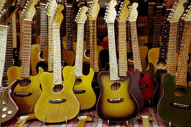 istock lots of guitars 484905302