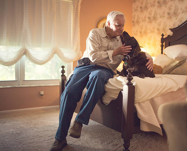 istock Man and his labrador retriever 484905540