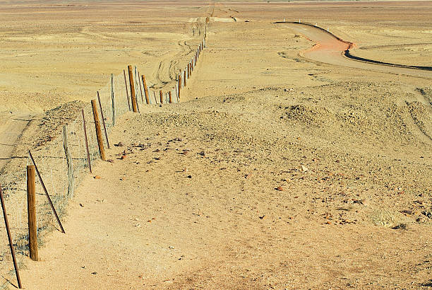 istock Dingoe fence in the Australian Outback. 484916676