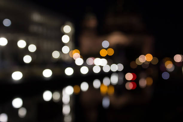 istock blurred lights, bokeh lights - city at night 484917580