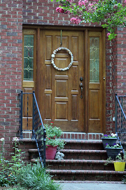 istock Welcoming Front Door on Brick Home 484919312