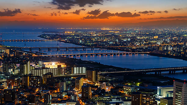 istock Skyline of Umeda District in Osaka 484924658