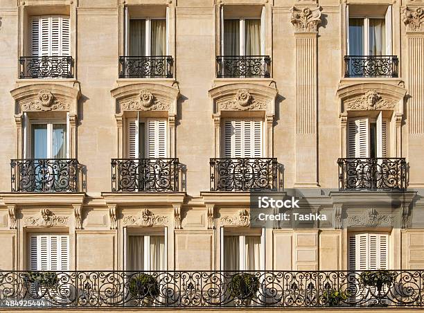 Paris Apartments Stock Photo - Download Image Now - Paris - France, Building Exterior, France