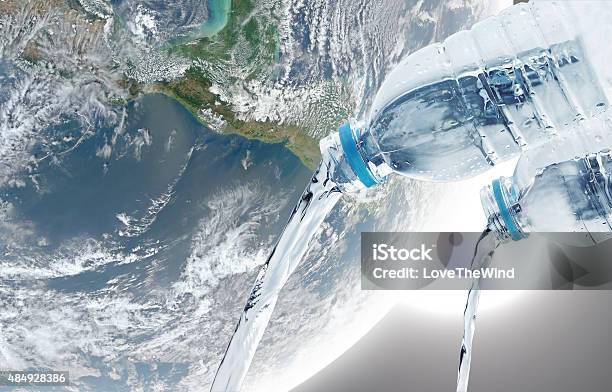 Water Pouring Elements Of Image Are Furnished By Nasa Stock Photo - Download Image Now