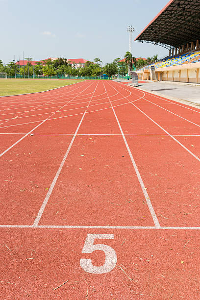 istock number and line track old runner area 484928928