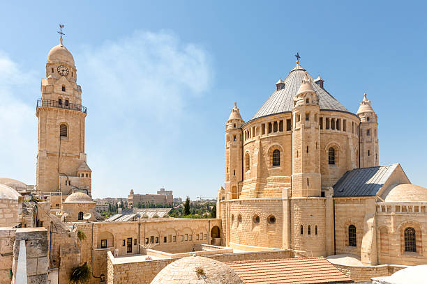 istock old Christian church of old Jerusalem. 484930858