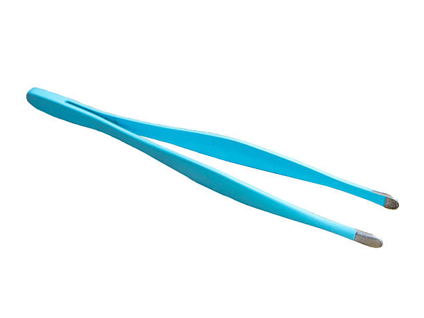 istock blue stainless steel grooming tweezers on white background 484935672