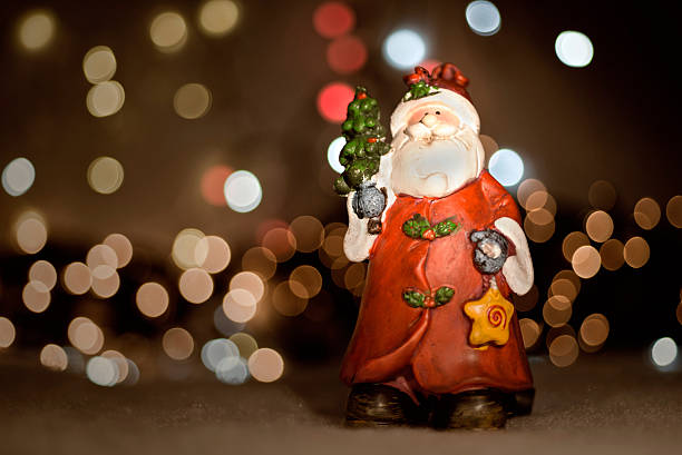 Toy Santa Claus stock photo