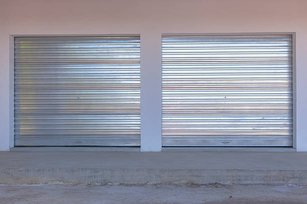 istock New Two Garage Doors 484937686