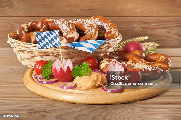 Bavarian Breakfast Stock Photo - Download Image Now - 2015, Basket, Bavaria