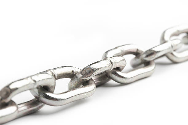 istock stainless steel chain macro on white 484937722