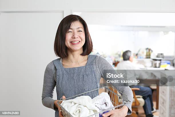 Housewife To Do Housework Stock Photo - Download Image Now - Homemaker, Japanese Ethnicity, Emotional Stress