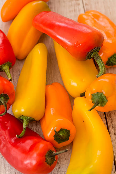 istock Colorful Mini Sweet Bell Peppers Close Up From Above 484946751