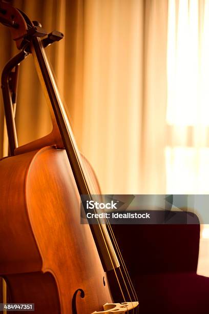 Portrait Of A Cello Stock Photo - Download Image Now - Backdrop - Artificial Scene, Baroque Orchestral Music, Baroque Style