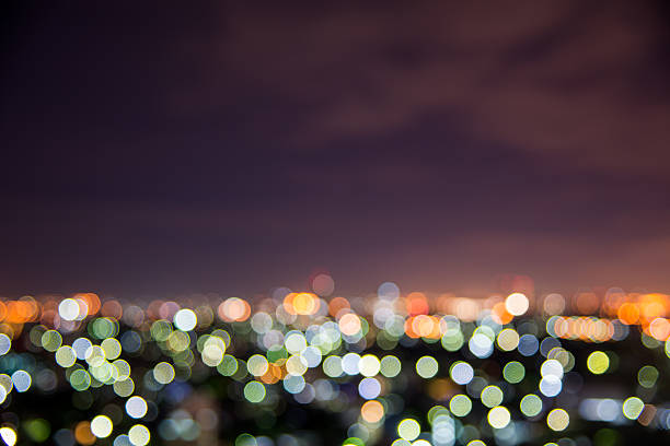istock Abstract circular bokeh background of Christmaslight 484949280