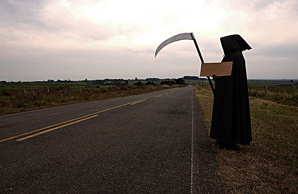 muerte autostop - harbinger fotografías e imágenes de stock