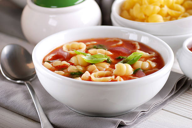 istock soup with pasta and tomato 484950588