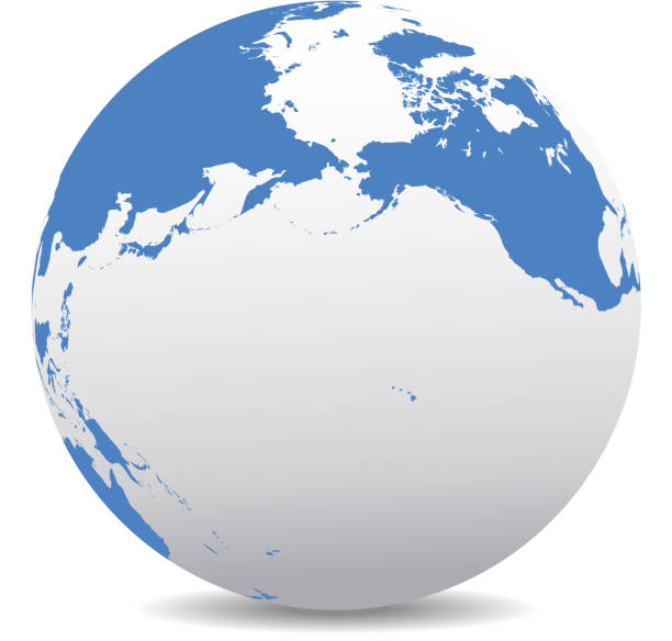 istock Pacific Rim North America, Canada, Siberia Russia and Hawaii 484956460