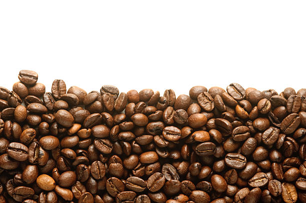background of coffee beans stock photo