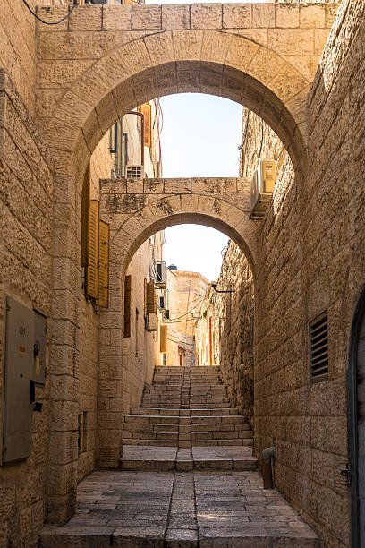istock The narrow streets of old Jerusalem. 484958612