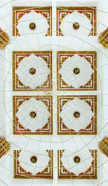 istock Beautiful architecture of cathedral ceilings. 484963392