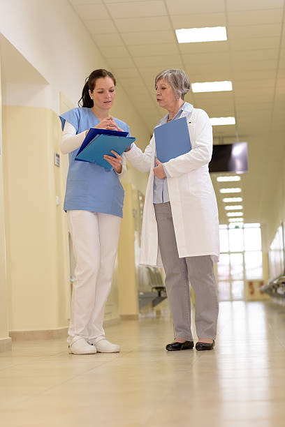 istock Medical team in hospital corridor 484965762
