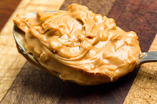 istock Big Spoonful of Chunky Peanut Butter 484966362