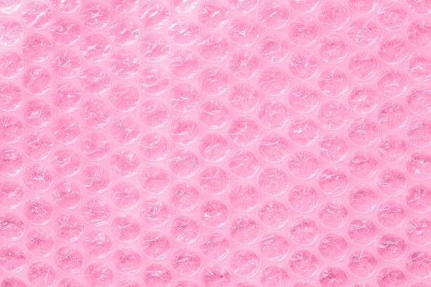 Pink Bubble Wrap Or Packing Material Stock Photo - Download Image Now -  Bubble Wrap, Pink Color, 2015 - iStock