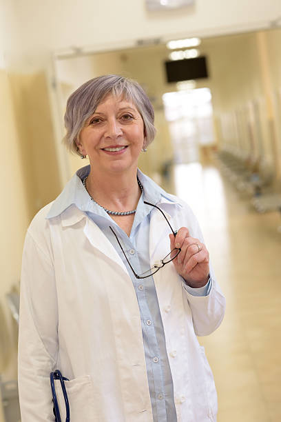 istock Doctor in hospital smilling 484971882