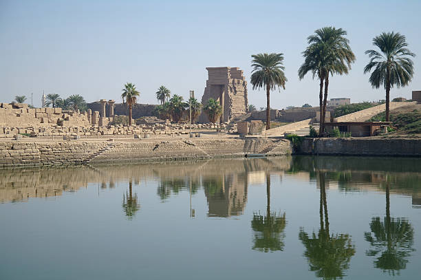istock Sacred lake in Karnak 484972636