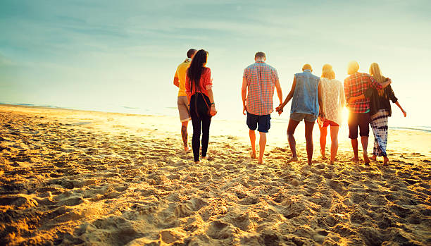 istock Friendship Bonding Relaxation Summer Beach Happiness Concept 484973676
