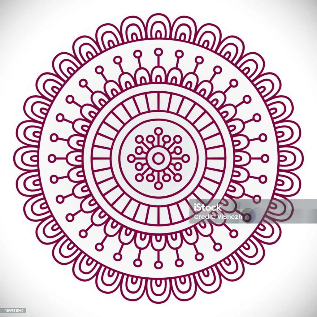 Mandala Mandala. Vintage decorative elements. Hand drawn background. Islam, Arabic, Indian, ottoman motifs. 2015 stock vector