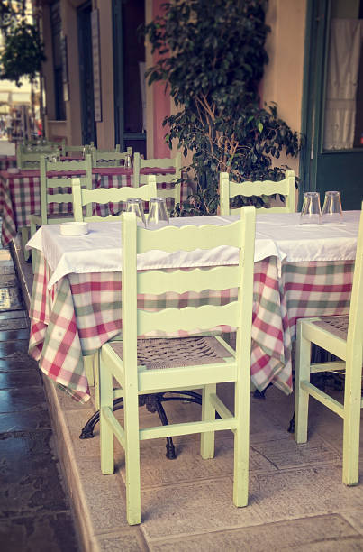 istock Restaurant in a Corfu alley - Greece 484981406