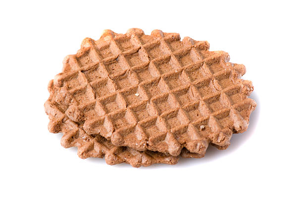 istock waffle cookies isolated on white background 484988822