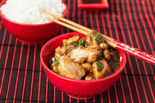 istock Chicken Kung Pao - traditional Chinese dishes 485005972