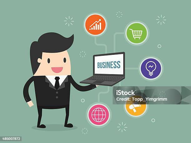 Media Stock Illustration - Download Image Now - Business, 2015, Achievement