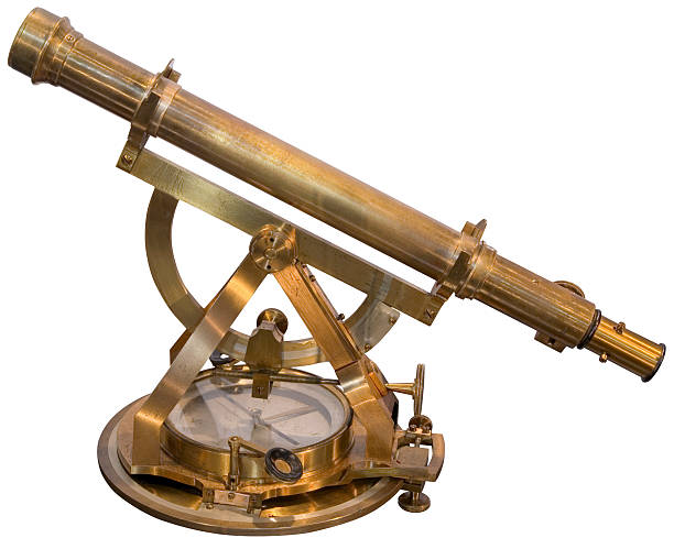 sextante recorte de bronze antigo - astrolabe - fotografias e filmes do acervo