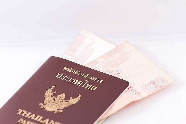 istock the passport is book before into land. 485013094