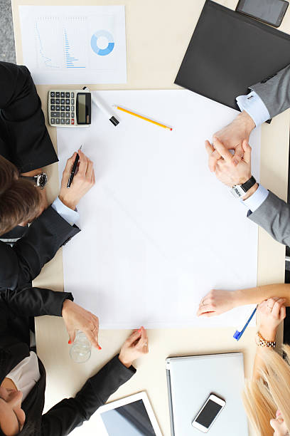 istock Business people on meeting 485014154