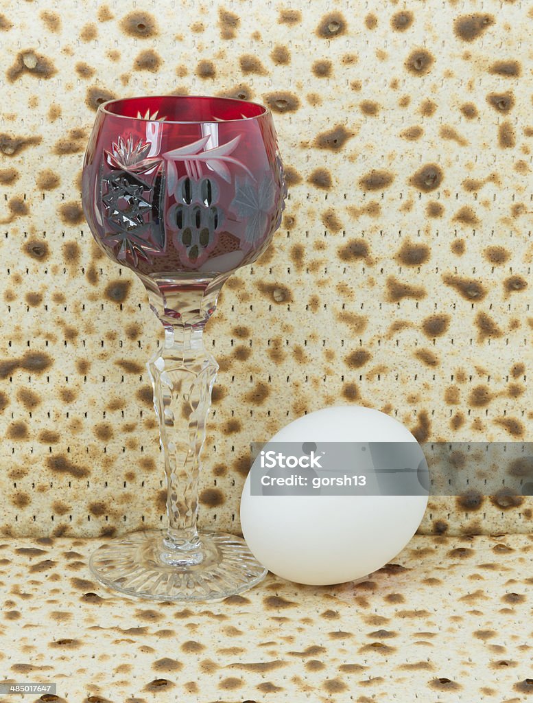 Nourriture et boisson symboles de Pâque juive - Photo de Alcool libre de droits