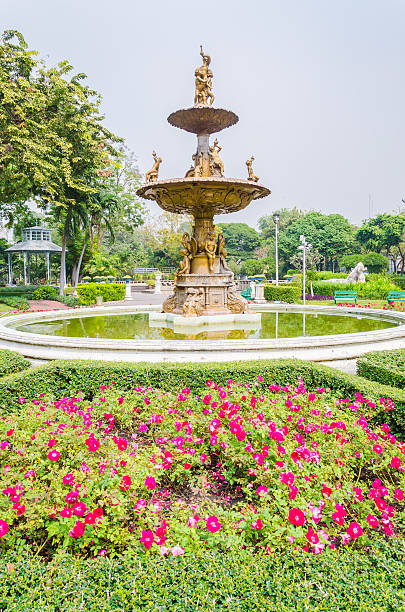 istock Fountains in the park 485018653