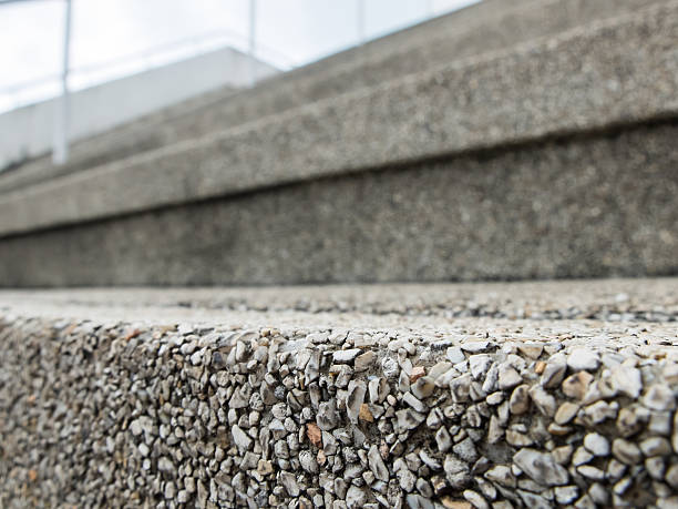 istock Concrete stairs texture background macro closeup 485019164