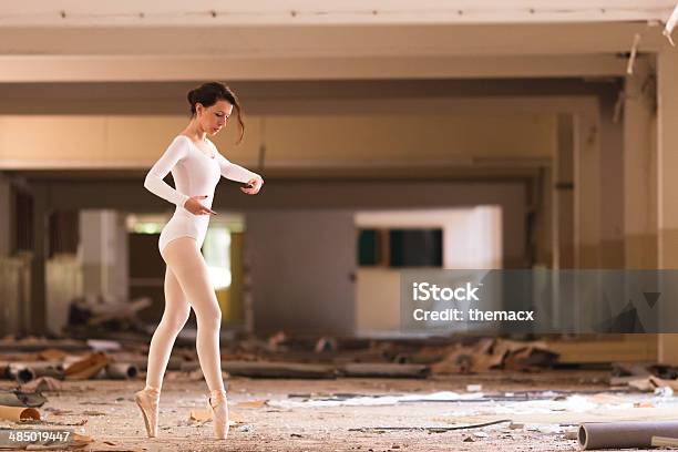 Ballerina Performing Stock Photo - Download Image Now - Leotard, Adult, Adults Only