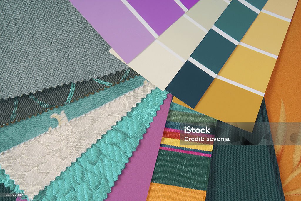 Farbe design modische Auswahl für innen - Lizenzfrei Bunt - Farbton Stock-Foto