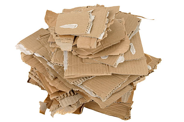 istock Pile Of Cardboard Torn Up For Recycling 485022494