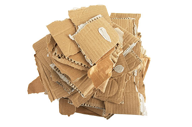 istock Pile Of Cardboard Torn Up For Recycling 485022500