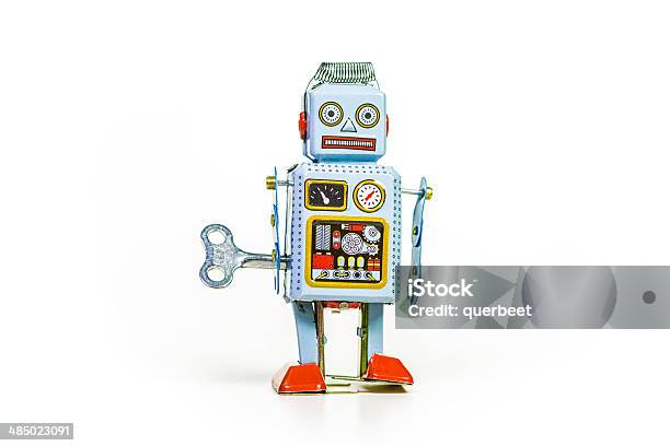 Retro Tin Roboter Stockfoto und mehr Bilder von Blech - Blech, Schlüssel, Spielzeug