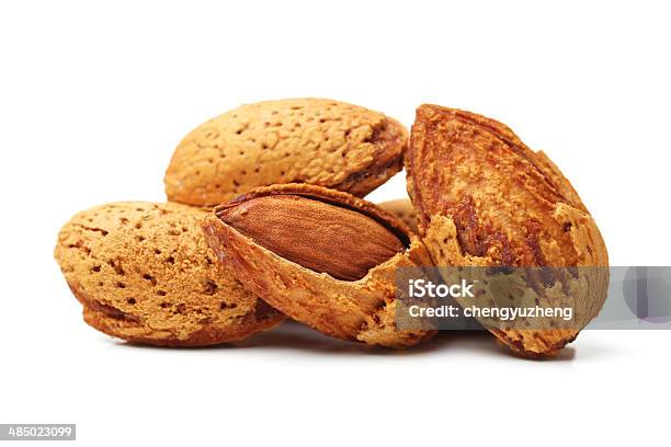 Almond Nuts Stock Photo - Download Image Now - Almond, Brown, Close-up