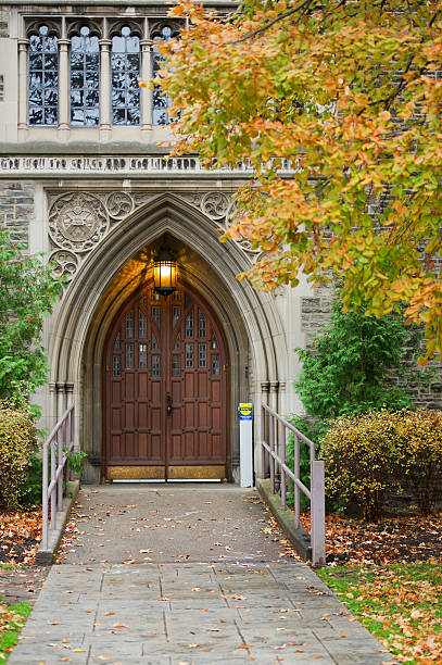 istock Wooden door 485024041
