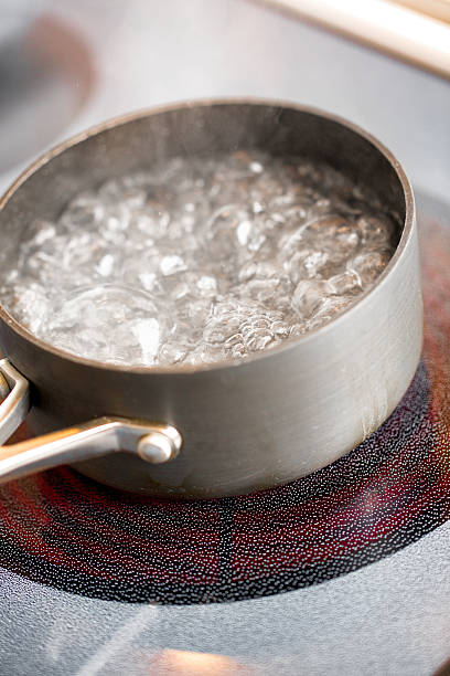 istock Boiling Pan of Water on a Stove 485026394